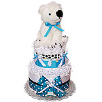 Little Polar Bear Diaper Cake