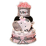 Melissa Zebra Diaper Cake