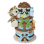 Jungle Tiger Diaper Cake