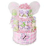 Little Cutie Lavender Butterfly Diaper Cake