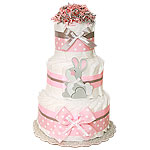 Bunny Decoration Diaper Cake