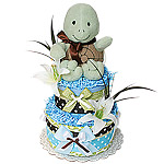 Organic Turtle Diaper Cake