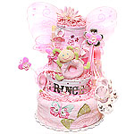 Princess Butterfly Diaper Cake