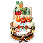 Pumpkin Harvest Diaper Cake