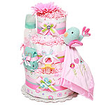 Spring Bird Diaper Cake