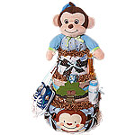 Jungle Musical Monkey Diaper Cake
