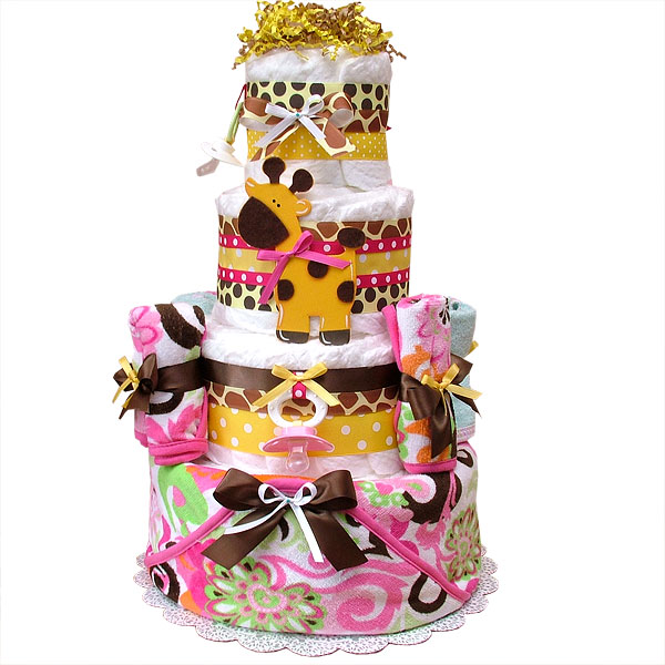 Diaper Cake Giraffe