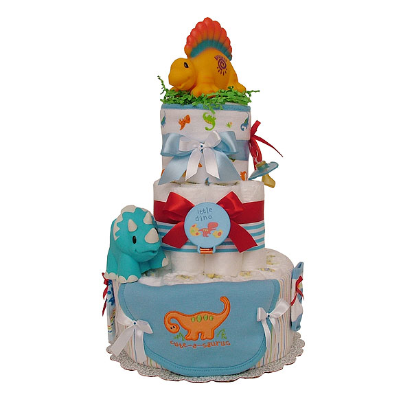 Dinosaur Diaper Cake