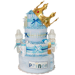 Handsome Prince Diaper Cake