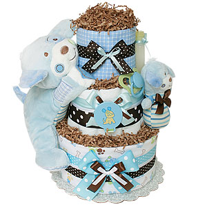 Little Cutie Puppy Diaper Cake