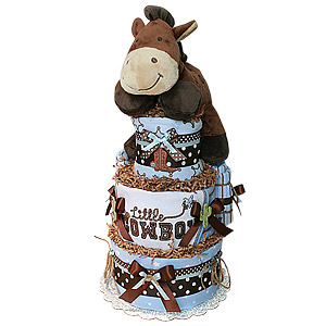 Little Cowboy Diaper Cake