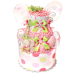 Sunshine Butterfly Diaper Cake