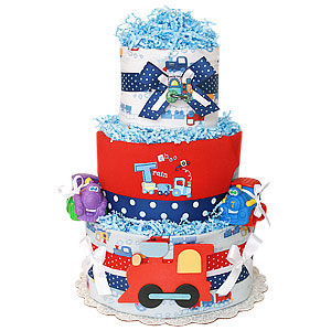 Choo Choo Train Diaper Cake