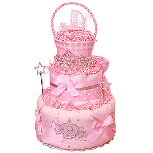 Cinderella Princess Diaper Cake