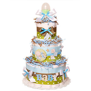 Baby Boy ABC Diaper Cake