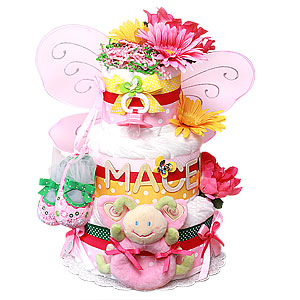 Butterfly Diaper Cake