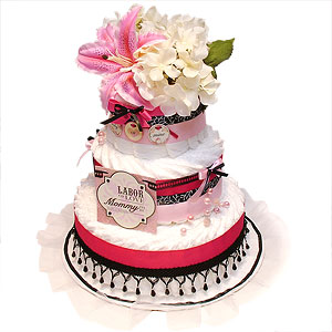 Chic Mommy Diaper Cake