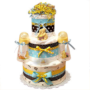 Classic Pooh Diaper Cake II