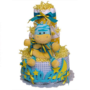 Dream Zebra Diaper Cake