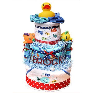Fisherman Diaper Cake