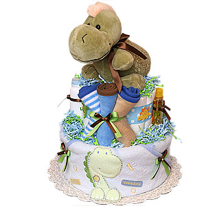 Little Soapasaurus Diaper Cake