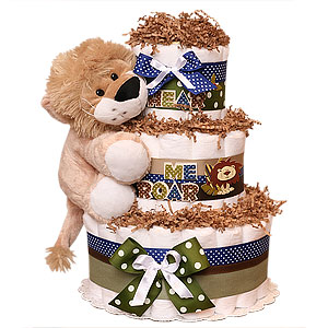 Hear Me ROAR Diaper Cake