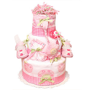 Little Lady Diaper Cake