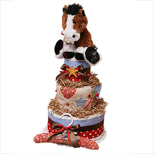 Cowboy Diaper Cake II