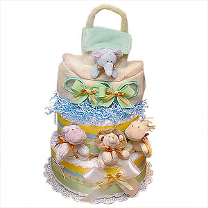 Noah's Ark Playset Diaper Cake