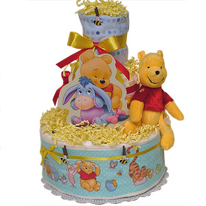 Fun POOH Diaper Cake