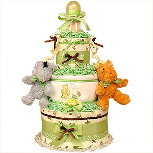 Classic Pooh and His Friends Diaper Cake