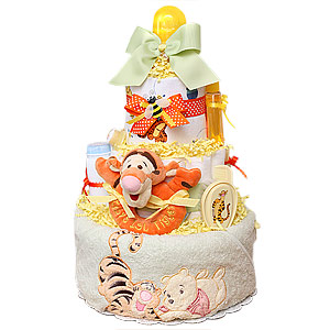 Winnie the Pooh Tigger Diaper Cake