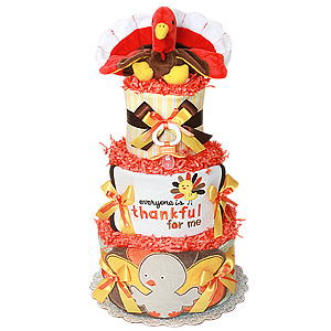 Thanksgiving Turkey Diaper Cake