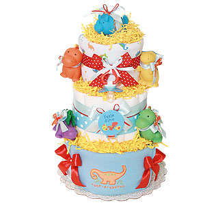 Fun Friends Dinosaurs Diaper Cake