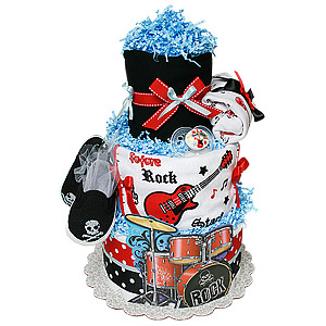 Rock Star Diaper Cake