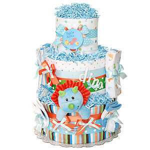 Little Dinosaur Diaper Cake