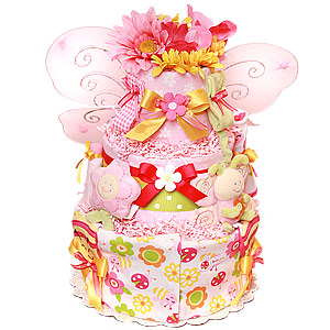 Little Cutie Butterfly Diaper Cake