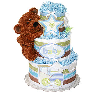 My First Bear Diaper Cake