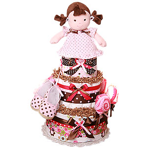 My First Sweet Doll Diaper Cake