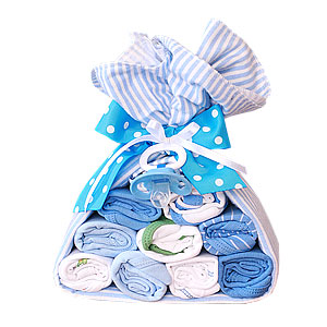 Blue Stork Bundle with Bodysuits
