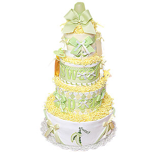 Sweet Pea Diaper Cake